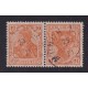 ALEMANIA 1921 ESTAMPILLAS SE-TENANT ZUSAMMENDRUCKE USADO QUE SON MUCHO MAS RAROS MI. K1 10 €